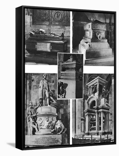 Britain's Glorious Dead Honoured by Tomb and Monument in St Paul's Cathedral, 1926-1927-Alfred George Stevens-Framed Stretched Canvas