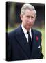 Britain's Prince of Wales Visits the Royal Hospital, Chelsea, London Home of the Chelsea Pensioners-null-Stretched Canvas