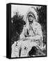 Britain's Prince of Wales Wearing a Native American Headdress, in the Early 1920s-null-Framed Stretched Canvas