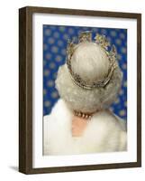 Britain's Queen Elizabeth Leaves the Houses of Parliament in London-null-Framed Photographic Print