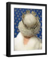 Britain's Queen Elizabeth Leaves the Houses of Parliament in London-null-Framed Photographic Print