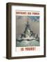 Britain's Sea Power Is Yours!-null-Framed Photographic Print