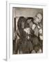 Britain's Top Journalist Vladimir Poliakoff aka "Augur," Posing with His Beloved Afghan Hound-Margaret Bourke-White-Framed Photographic Print