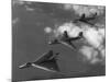 Britain's "V-Bomber" Trio Flying in Formation-null-Mounted Photographic Print