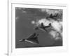 Britain's "V-Bomber" Trio Flying in Formation-null-Framed Photographic Print