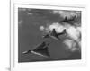 Britain's "V-Bomber" Trio Flying in Formation-null-Framed Photographic Print