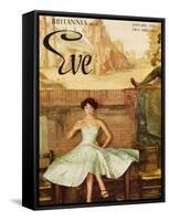 Britannia and Eve Front Cover 1955-null-Framed Stretched Canvas