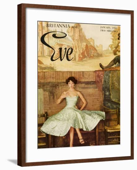 Britannia and Eve Front Cover 1955-null-Framed Photographic Print
