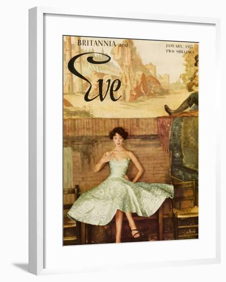 Britannia and Eve Front Cover 1955-null-Framed Photographic Print