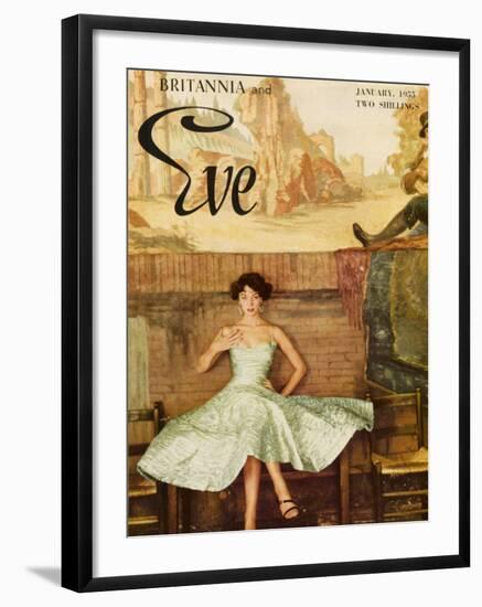 Britannia and Eve Front Cover 1955-null-Framed Photographic Print