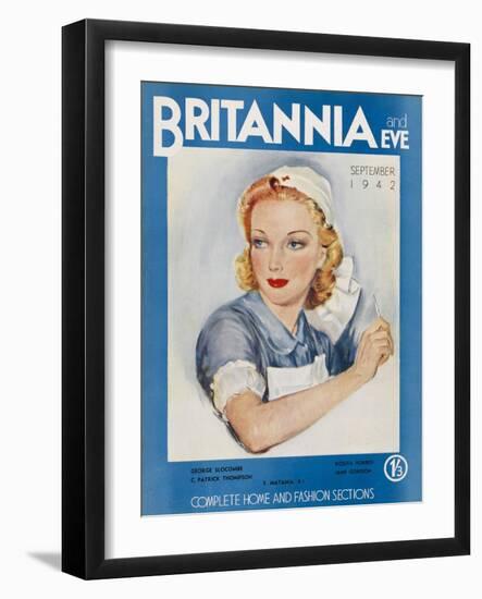 Britannia and Eve September 1942-null-Framed Art Print