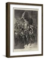 Britannia and Her Boys-Godefroy Durand-Framed Giclee Print