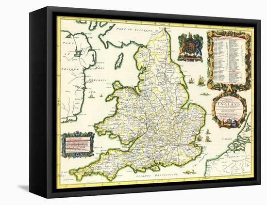 Britannia Atlas, 1675-John Ogilby-Framed Stretched Canvas