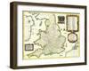 Britannia Atlas, 1675-John Ogilby-Framed Giclee Print