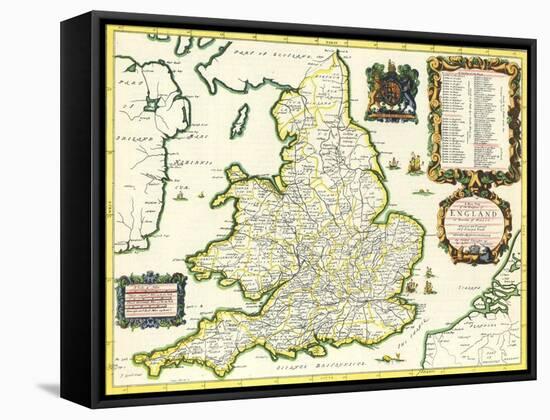 Britannia Atlas, 1675-John Ogilby-Framed Stretched Canvas