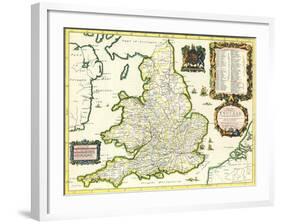 Britannia Atlas, 1675-John Ogilby-Framed Giclee Print