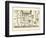 Britannia Atlas: the Continuation of the Road from London to Aberystwyth, 1675-John Ogilby-Framed Giclee Print