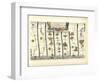 Britannia Atlas: the Continuation of the Road from London to Aberystwyth, 1675-John Ogilby-Framed Giclee Print