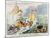Britannia Between Scylla and Charybdis, or the Vessel of Constitution Steered Clear of the Rock…-James Gillray-Mounted Giclee Print