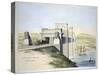 'Britannia Bridge, Anglesey Entrance', Wales, 1849-George Hawkins-Stretched Canvas