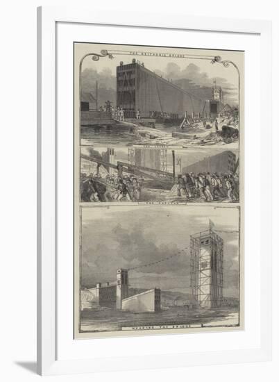 Britannia Bridge-null-Framed Giclee Print