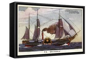 Britannia Cunarder 2-null-Framed Stretched Canvas