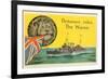 Britannia Rules the Waves, Battleship-null-Framed Premium Giclee Print