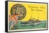 Britannia Rules the Waves, Battleship-null-Framed Stretched Canvas