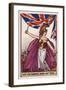 Britannia with Soldiers and Union Flag-null-Framed Giclee Print