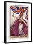 Britannia with Soldiers and Union Flag-null-Framed Giclee Print