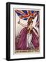 Britannia with Soldiers and Union Flag-null-Framed Giclee Print