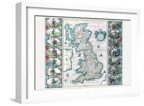 Britannia-John Speed-Framed Art Print