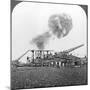 British 16 Inch Railway Guns in Action, World War I, C1914-C1918-null-Mounted Photographic Print