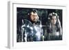 British actors Nigel Terry as King Arthur and Robert Addie as Mordred in the, 1981 film "Excalibur"-null-Framed Photo