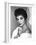 British actress Joan Collins in the 50's (b/w photo)-null-Framed Photo