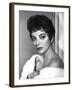 British actress Joan Collins in the 50's (b/w photo)-null-Framed Photo