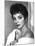 British actress Joan Collins in the 50's (b/w photo)-null-Mounted Photo