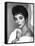 British actress Joan Collins in the 50's (b/w photo)-null-Framed Stretched Canvas