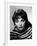 British actress Joan Collins in the 50's (b/w photo)-null-Framed Photo