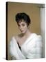 British actress Joan Collins in the 50's (photo)-null-Stretched Canvas