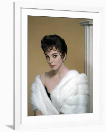 British actress Joan Collins in the 50's (photo)-null-Framed Photo