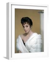 British actress Joan Collins in the 50's (photo)-null-Framed Photo