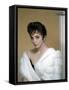 British actress Joan Collins in the 50's (photo)-null-Framed Stretched Canvas