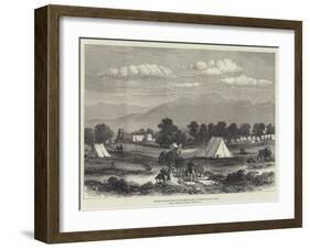 British Advance Camp to the Khyber Pass, at Hurri Singh Ka Bourj-null-Framed Giclee Print