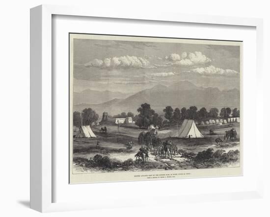 British Advance Camp to the Khyber Pass, at Hurri Singh Ka Bourj-null-Framed Giclee Print