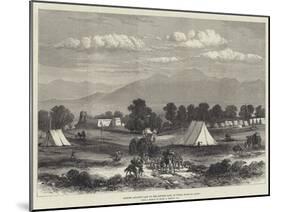 British Advance Camp to the Khyber Pass, at Hurri Singh Ka Bourj-null-Mounted Giclee Print