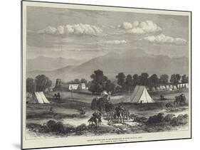 British Advance Camp to the Khyber Pass, at Hurri Singh Ka Bourj-null-Mounted Giclee Print