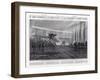 British Aeroplane Escaping a German Patrol, World War I, Belgium-null-Framed Giclee Print