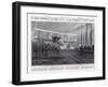 British Aeroplane Escaping a German Patrol, World War I, Belgium-null-Framed Giclee Print