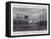 British Aeroplane Escaping a German Patrol, World War I, Belgium-null-Framed Stretched Canvas